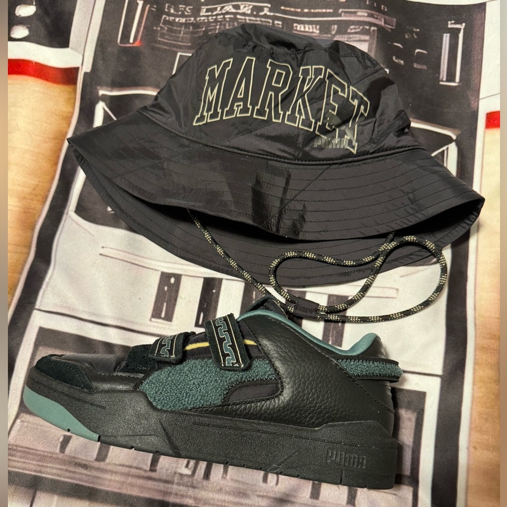 Bundled the Market X Puma Bucket Hat w the Market X Puma Slipstream sneaker